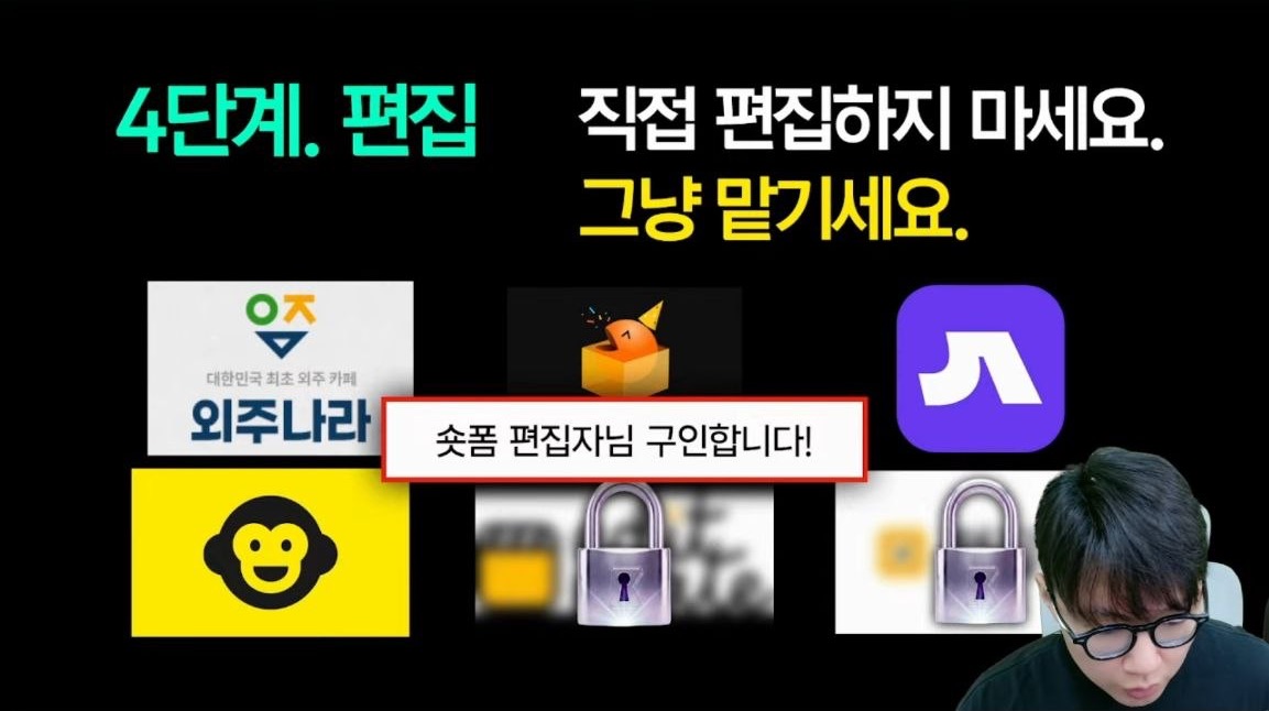 4단계 편집, 외주 플랫폼들